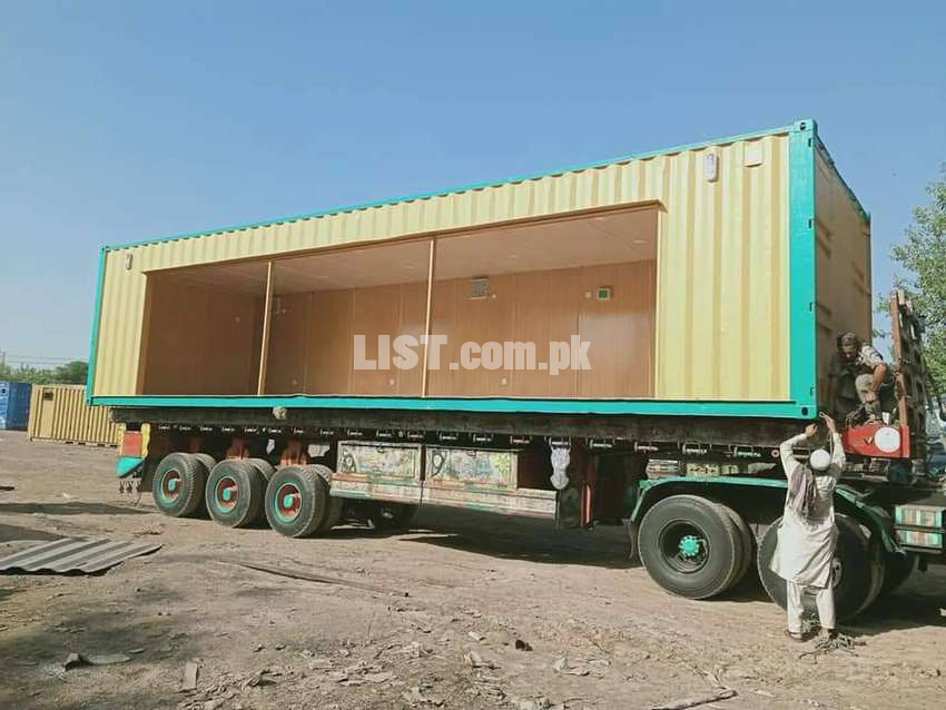 dry containers, tuck shop, living containers/