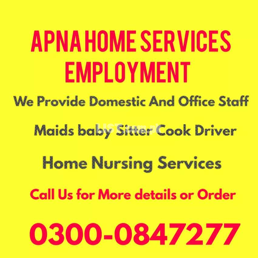 Professional cook cheff Driver helper maid etc available