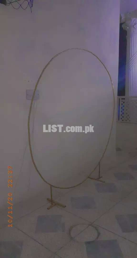 BACKDROP ROUND STAND (FRAME)