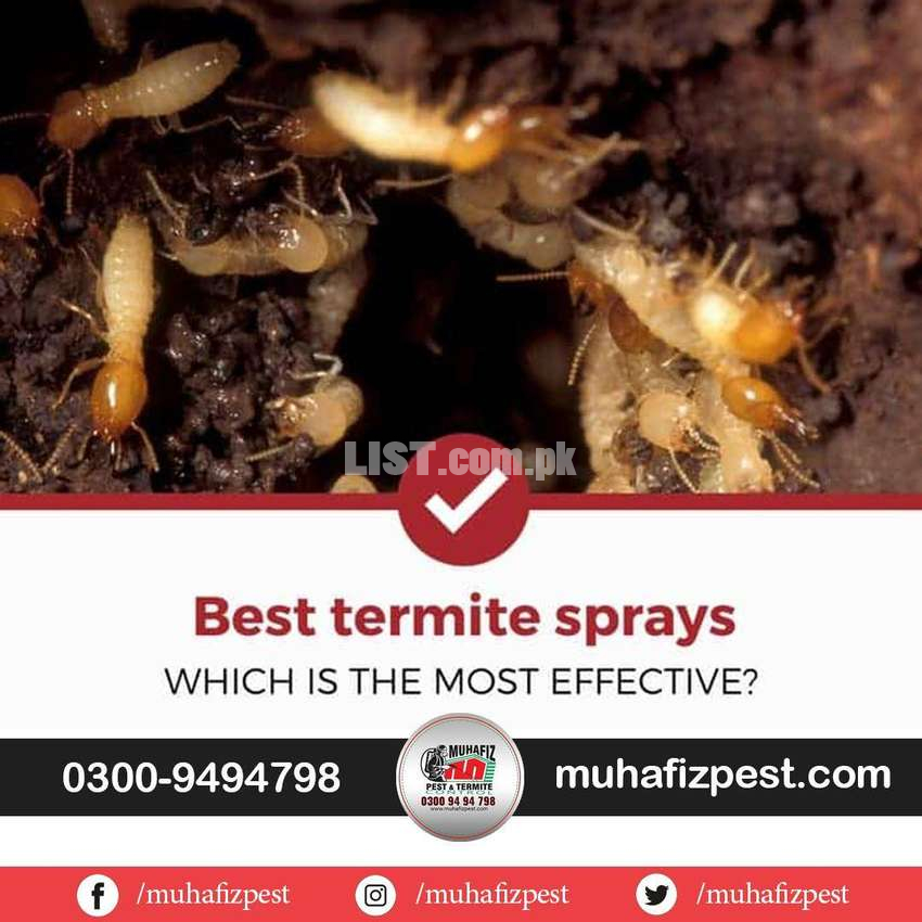 Anti Termites Spray/Deemak Control Services in all pakistan