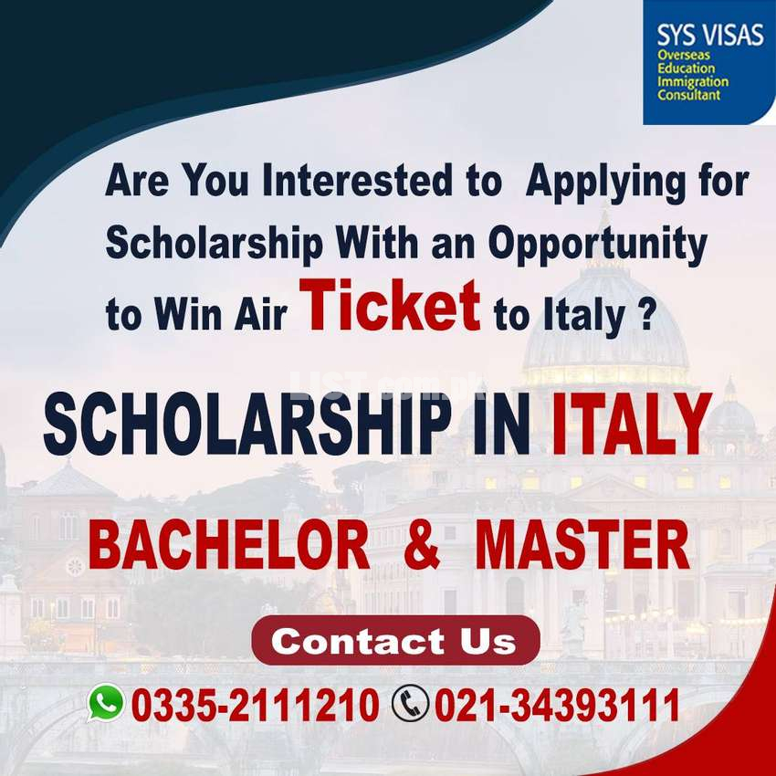Italy Scholarship 2021