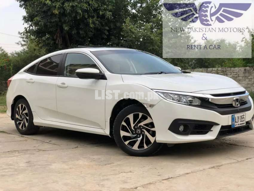 Honda Civic 2019/20 Rent a car Islamabad |