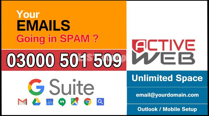 Gsuite business email for your website domain name error free solution