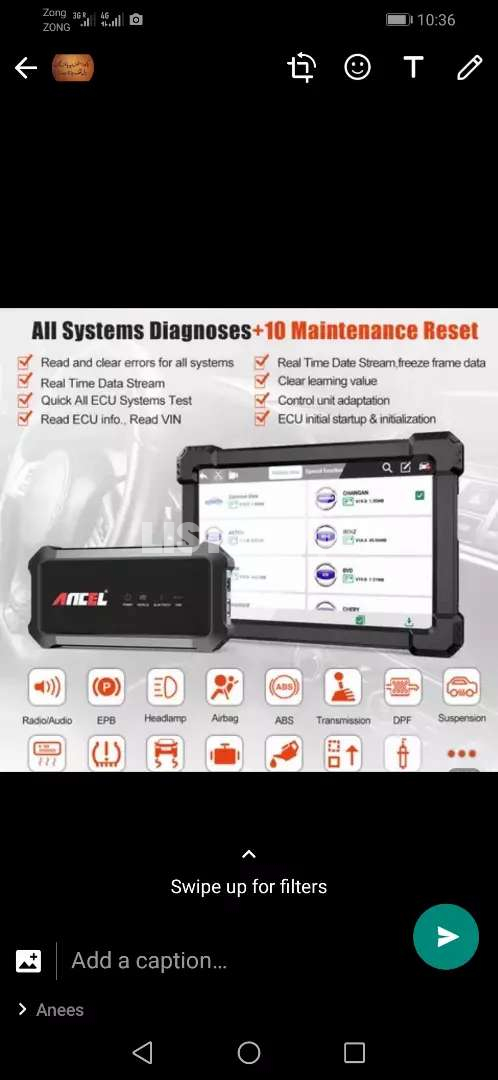 Ancel X7 car obd2 scanner