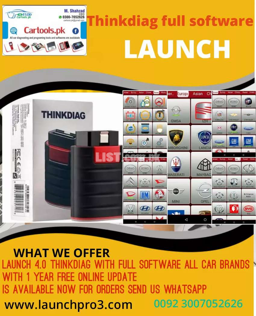 Thinkdiag better than Easydiag3.0 new model Launch 4.0