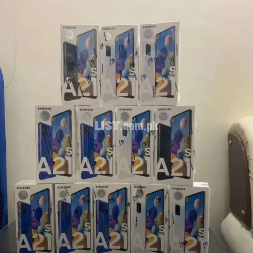 SAMSUNG A21S BOX PACK 4GB+64GBWHOLE SALE RATE A 21S