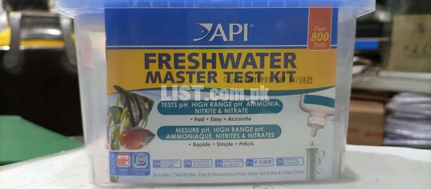 API Fresh Water Water kit for fish pH, Nitrite, Nitrate, Ammonia