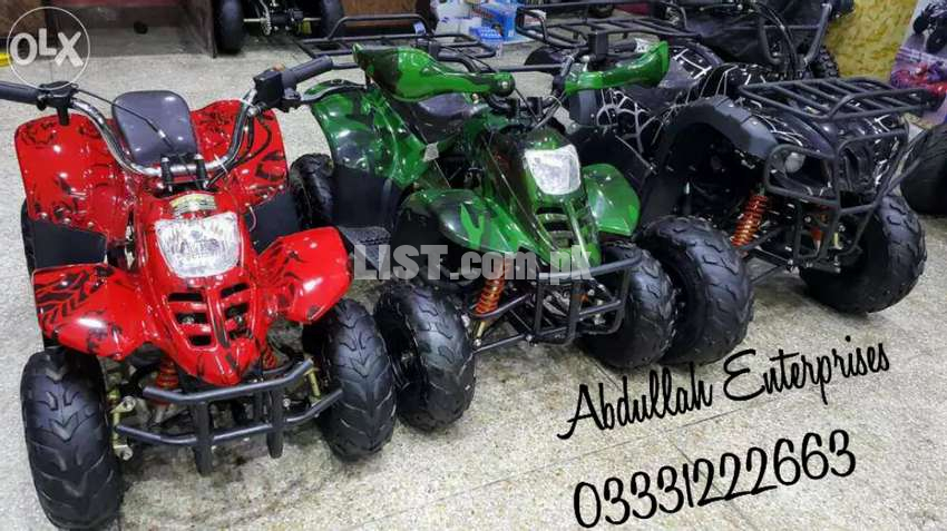 110cc 90cc 70cc 50cc atv quad desert 4wheels delivery all pakistan
