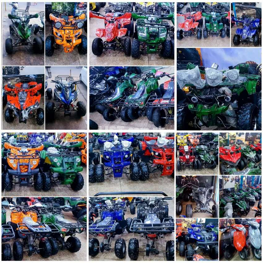 Battery fuel all sizes and model of Quad Atv Scooty bike available