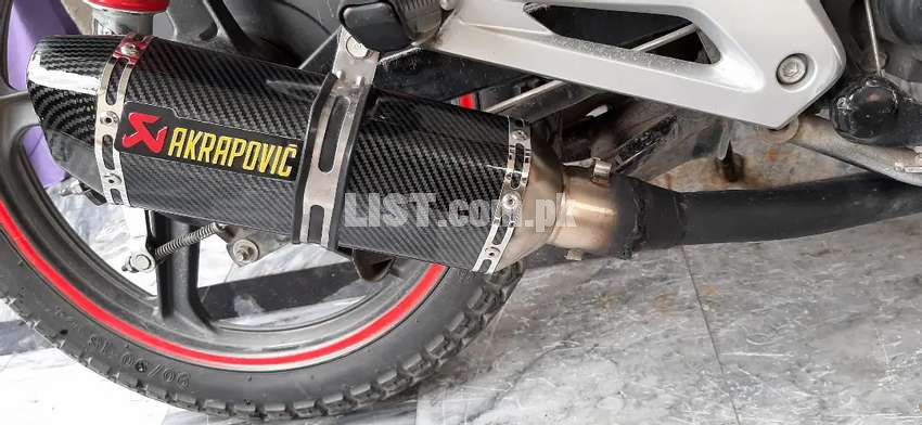 Akrapovic Exhaust welded with Honda CB150F custom pipe