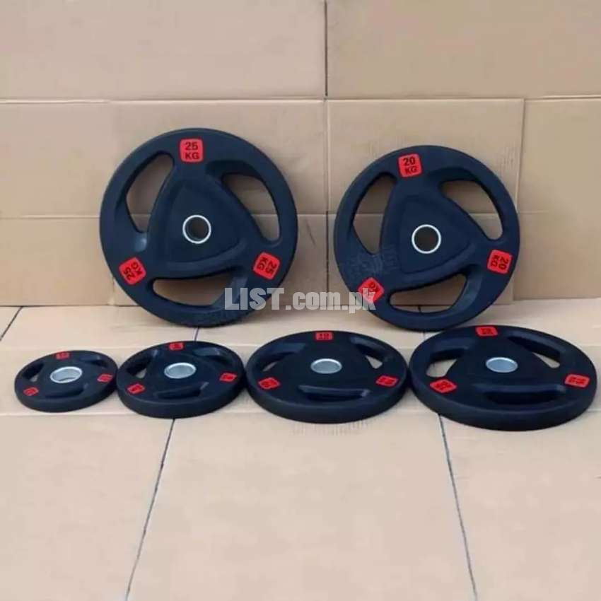 Best quality Black Rubber coated plates