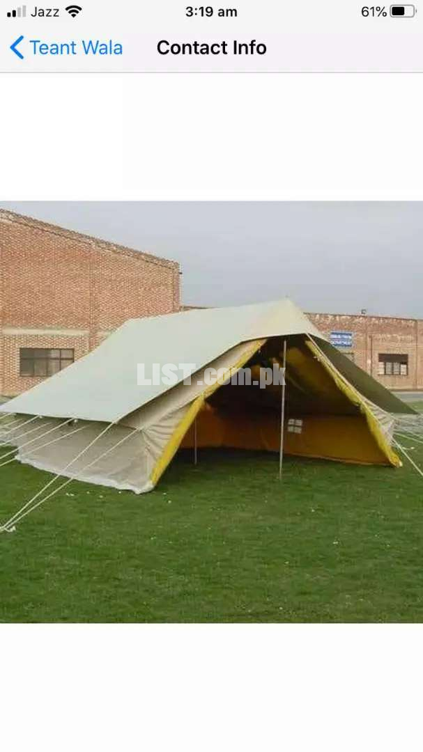 Waterproof labour tent