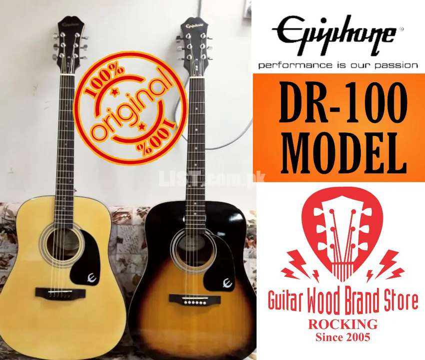 ( epiphone DR100 ) professional guitar+3year waranty+gibson foam bag