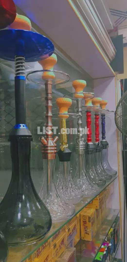 Deal in all kind of branded shisha available