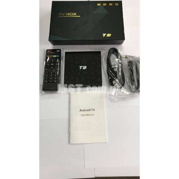 Smart Box T9 4gb+64gb Quad Core 4k Ulta Hd 9.0v