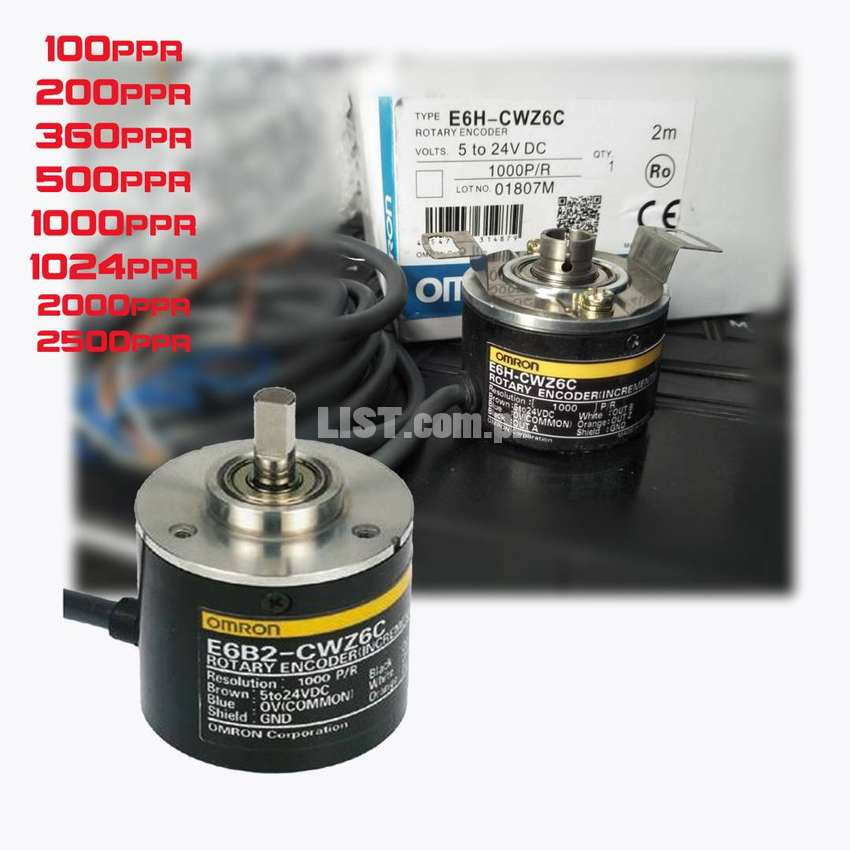 OMRON Incremental Rotary Encoder Different P/R are available