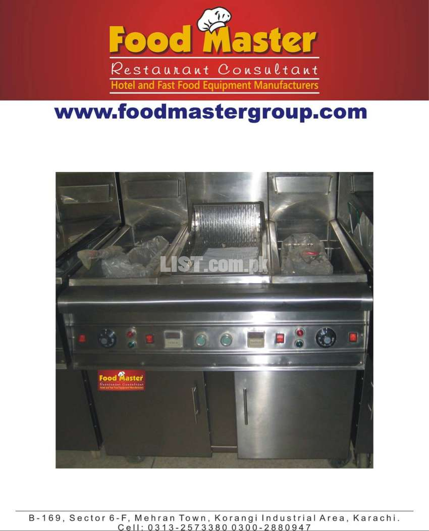 fryer and hot plate 20x40 new set