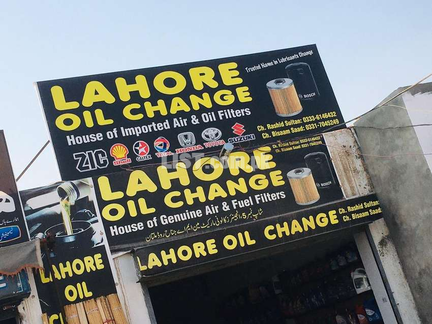 Oil change complete setup MA jinnah Road Multan