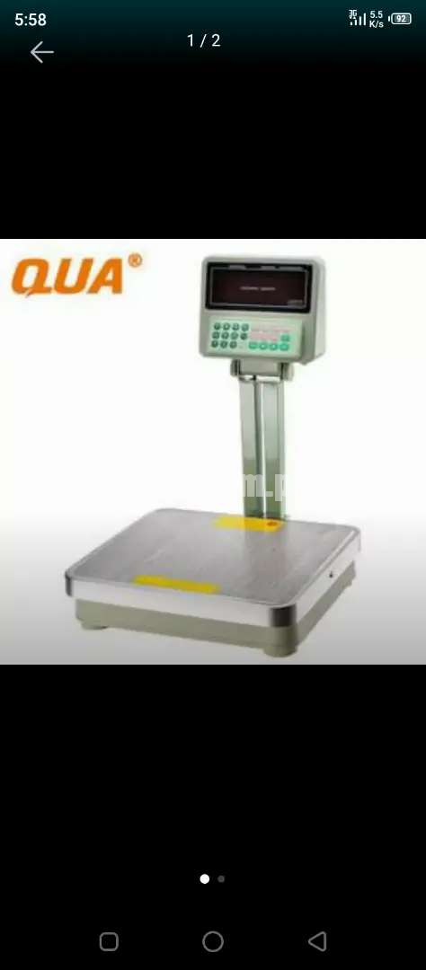 Electronic scale 60 kg. Electric scale