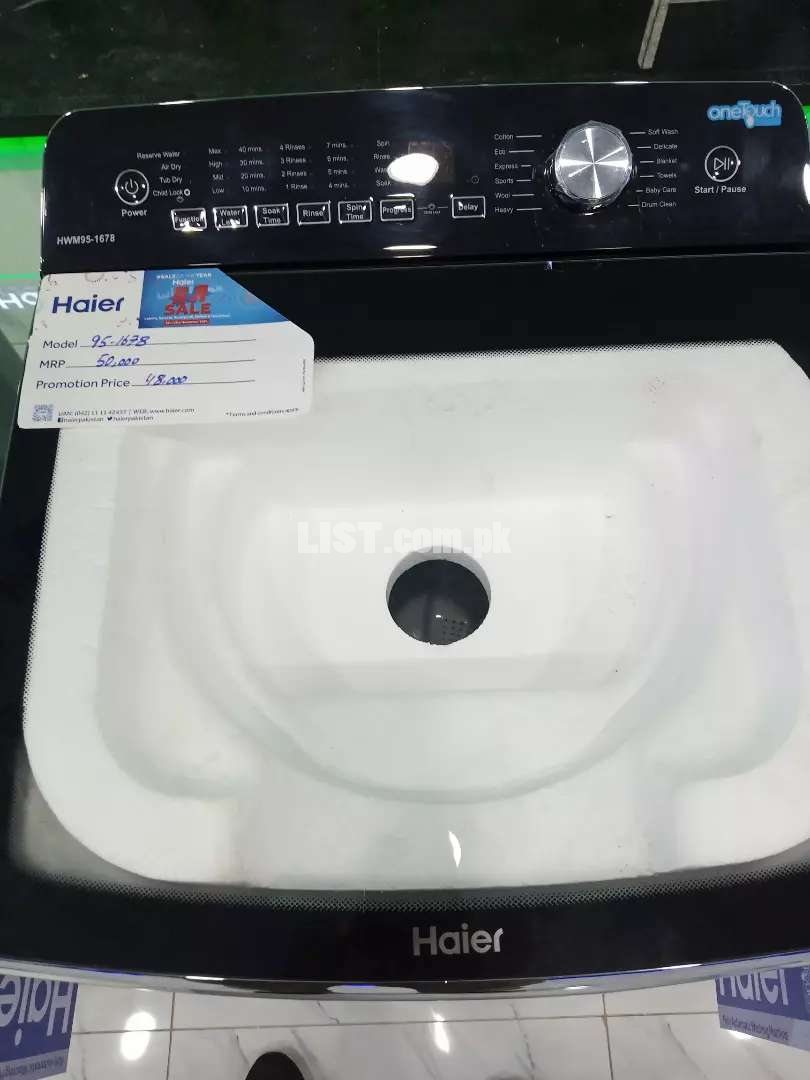 Hwm 95-1678haier brand washing machine