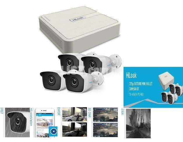 CCTV HiLook 4 Cameras Complete Package