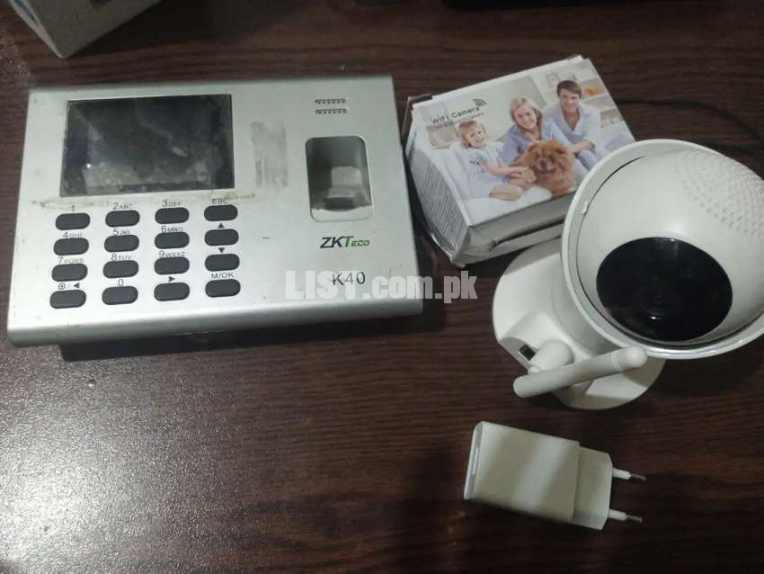 CCTV camera and biometric attendance system with warranty and delivery