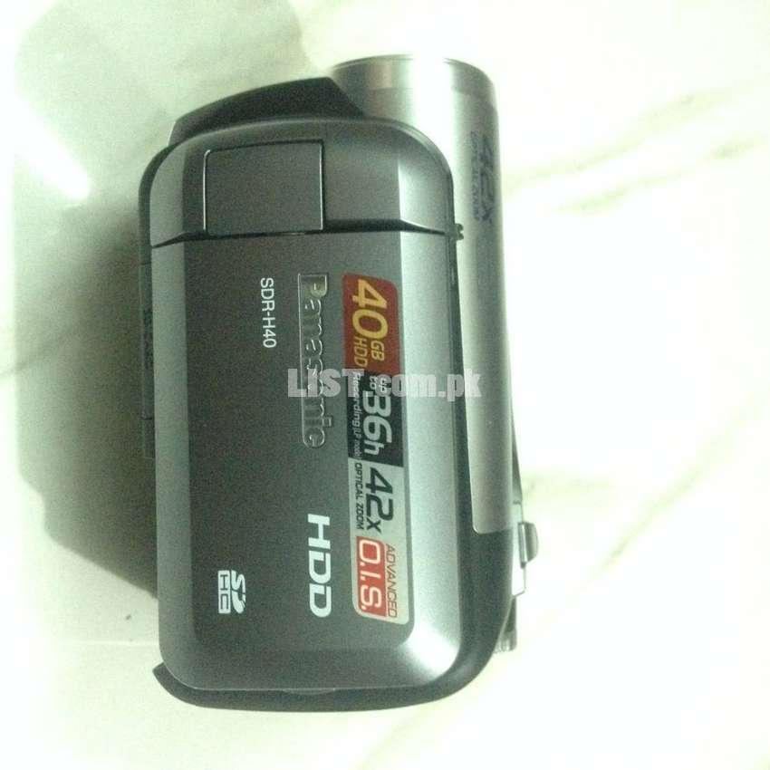 Panasonic SDR-H40 HDD VIDEO CAMERA (CamCorder) MADE IN JAPAN
