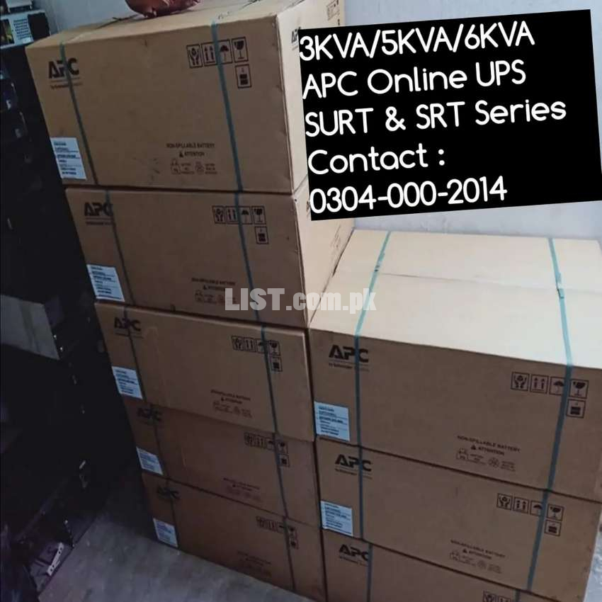 APC 650VA t0 10KVA Branded UPS & Dry Batteries