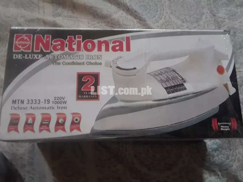 National  Deluxe Iron