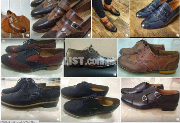 HAND MADE LEATHER SHOES EXPORT QUALITY AVAILABLE ON CUT PRICE  FOR OFF
