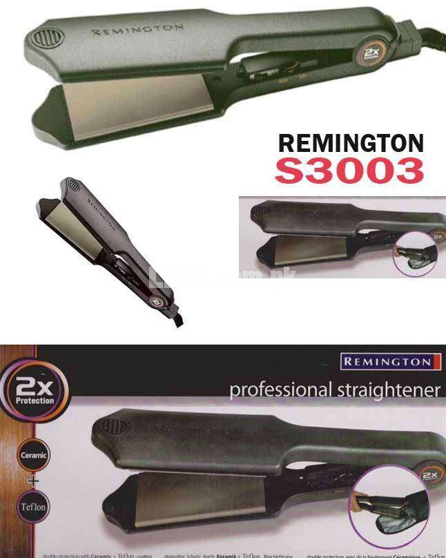 Remington professional hair straightener ceramic+teflon 2x protection
