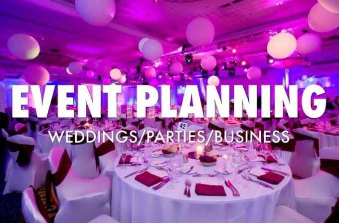 EVENT Planner - Birthday Parties - Weddings - Bridel Shower - Meet Ups