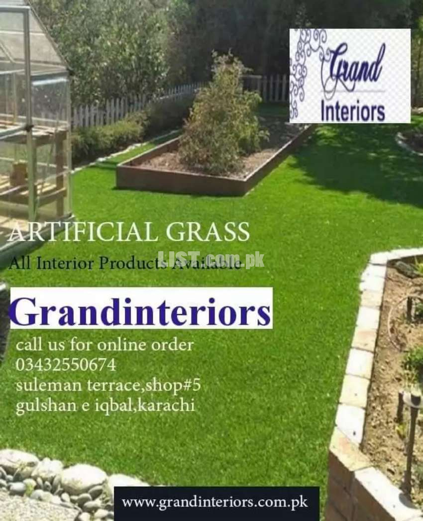 Artificial Grass stockist Grand interiors