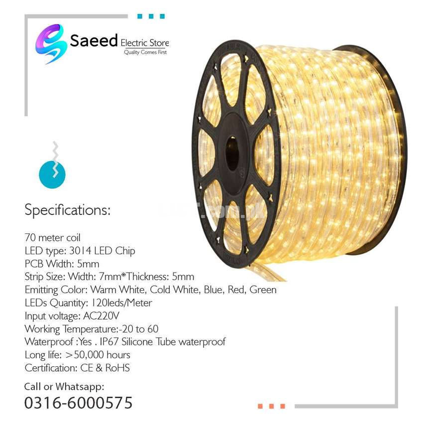 Rope Light With Best Quality Best Performance Best Glow