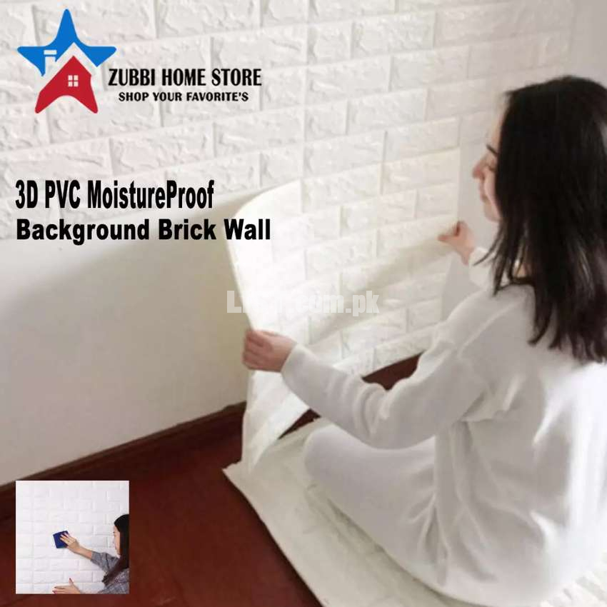 PVC 3D moisture proof background britck sheet