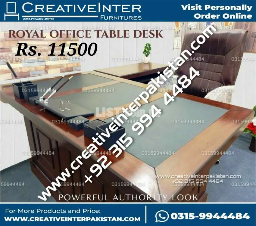 Office Table Royal Executive sofa Furniture chair desk study bed set