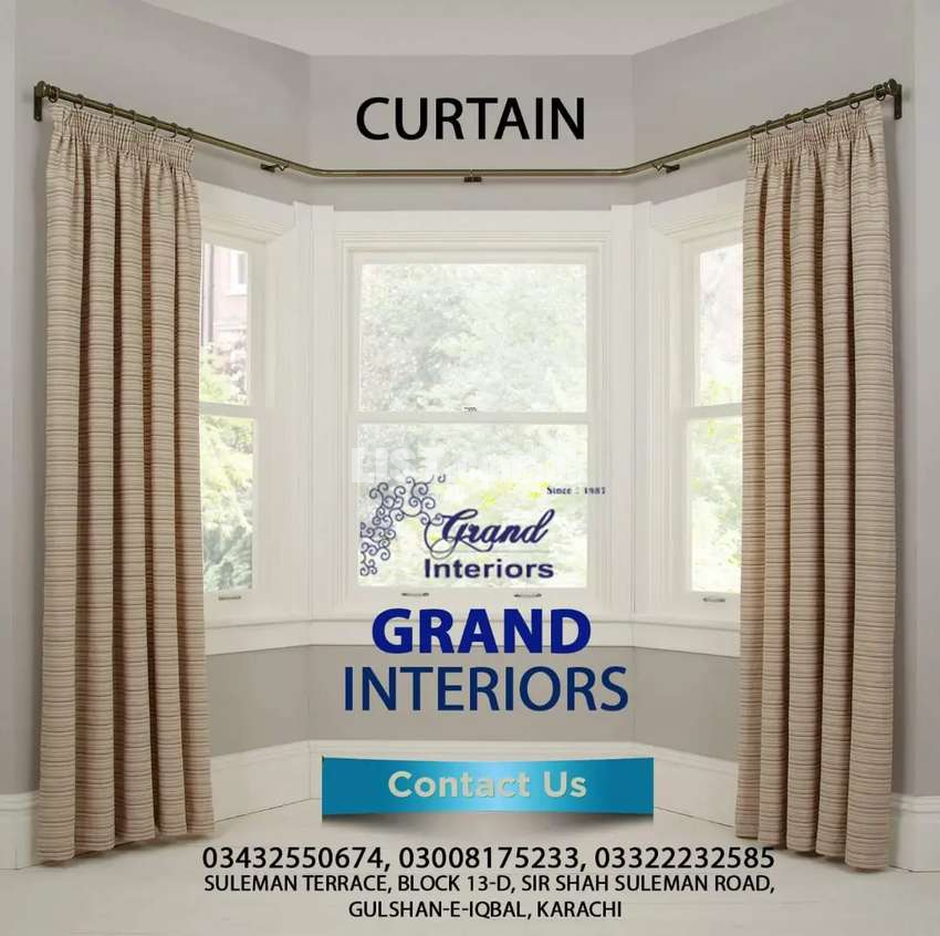 Buy curtains and blinds by Grand interiors