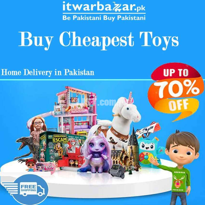 Buy Cheapest Toys for your Kids - Home Delivery in Pakistan