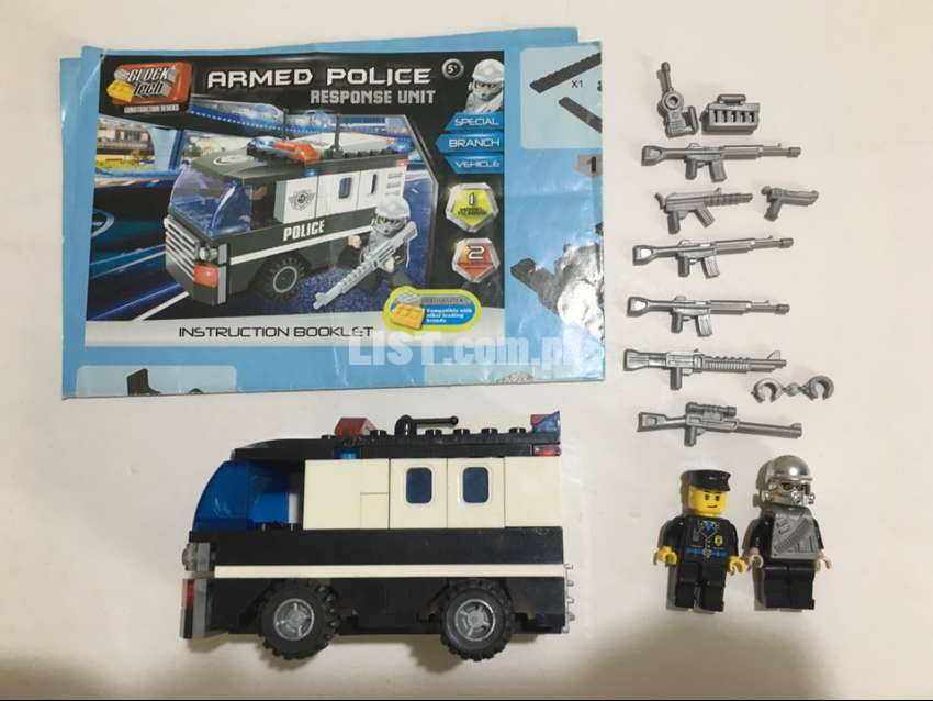 Block Tech Armed Police Response Unit (Blocks compatible with Lego)