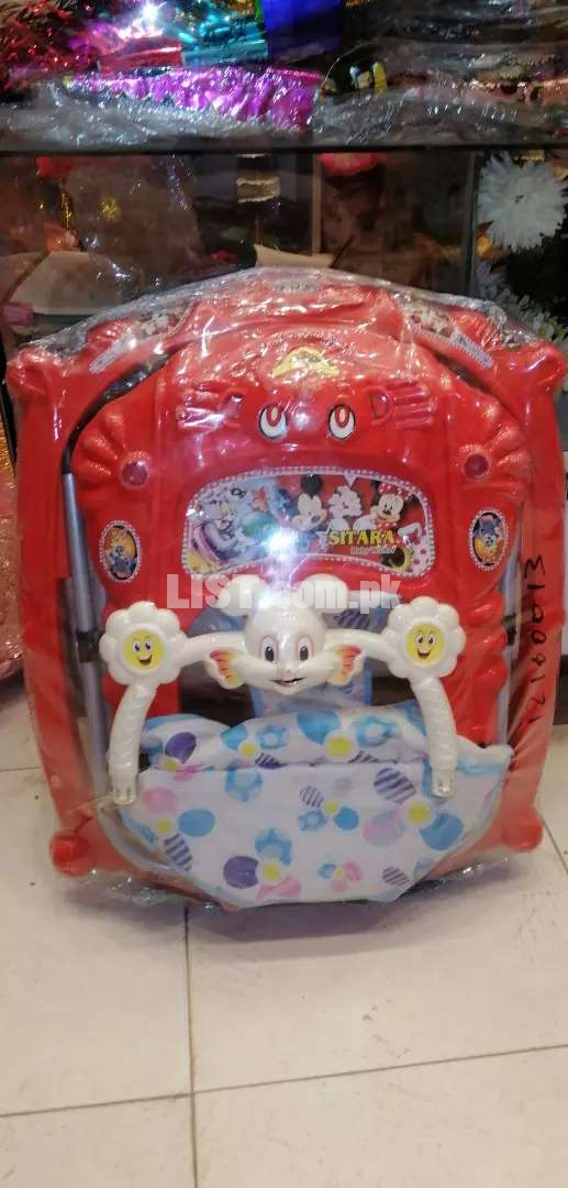 Baby walker all variety available lights and music crystal tyres