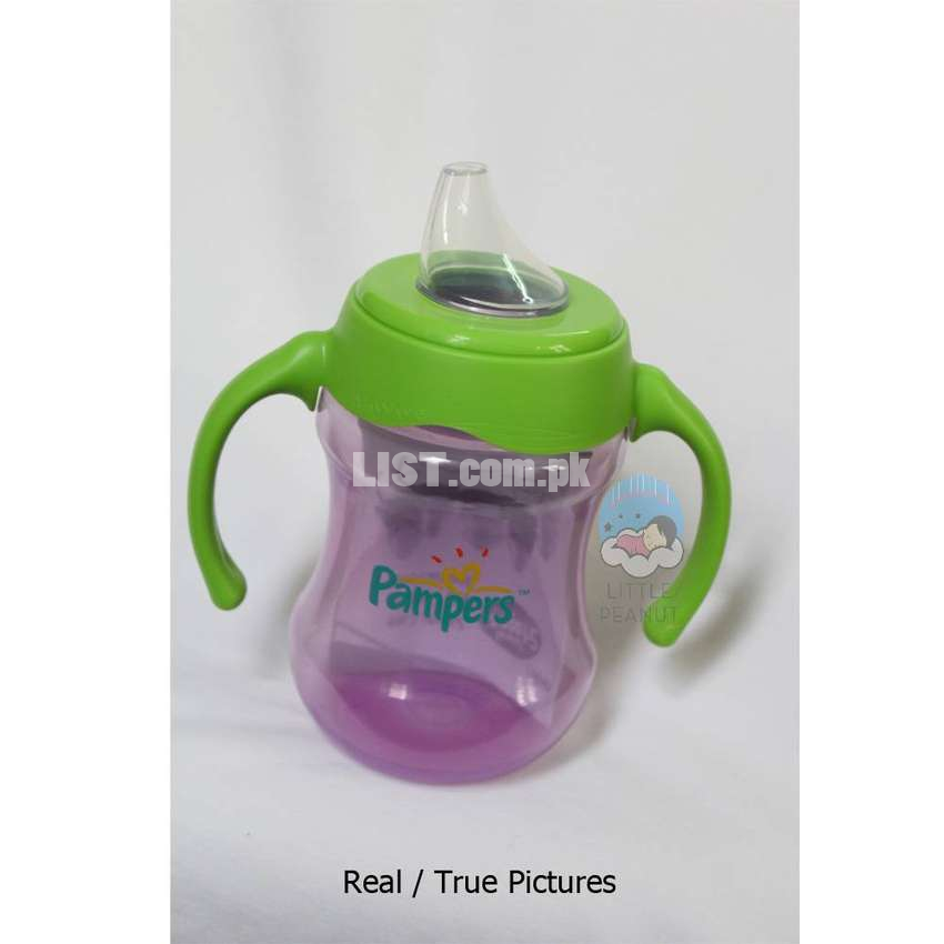 Pampers stage 5 bottle with silicone spout kids / baby 18m+ 9oz 266 ml