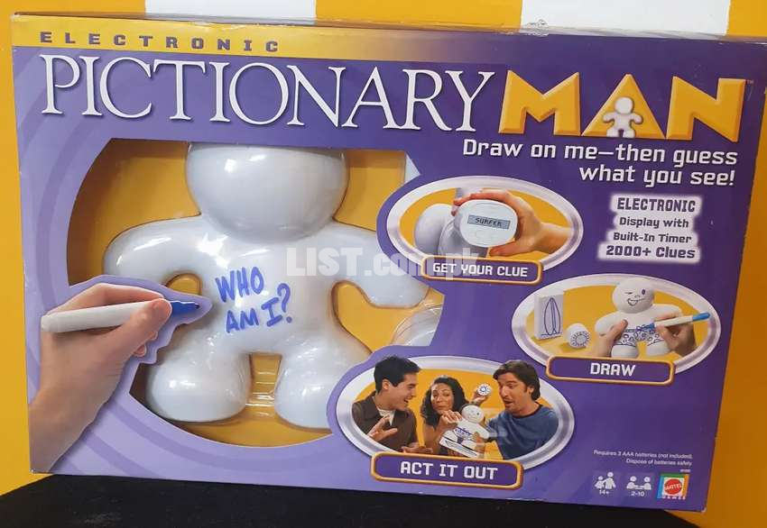 PICTIONARY MAN GAME MADE IN USA