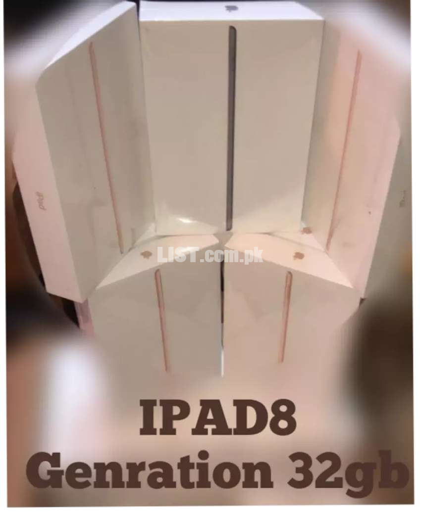 Apple iPad8 Genration 32GB&128GB brand new box pack non active
