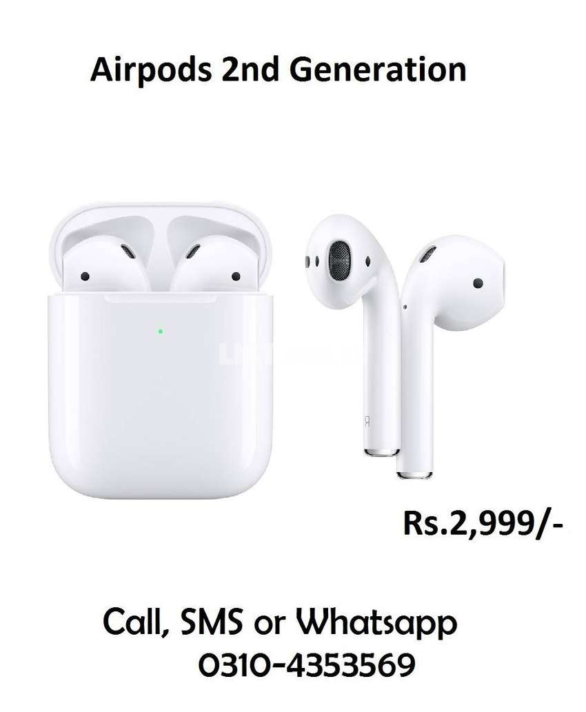 Airpod 2 Air pods pro generation 2nd Brand New H1 Chip Delivery Avail