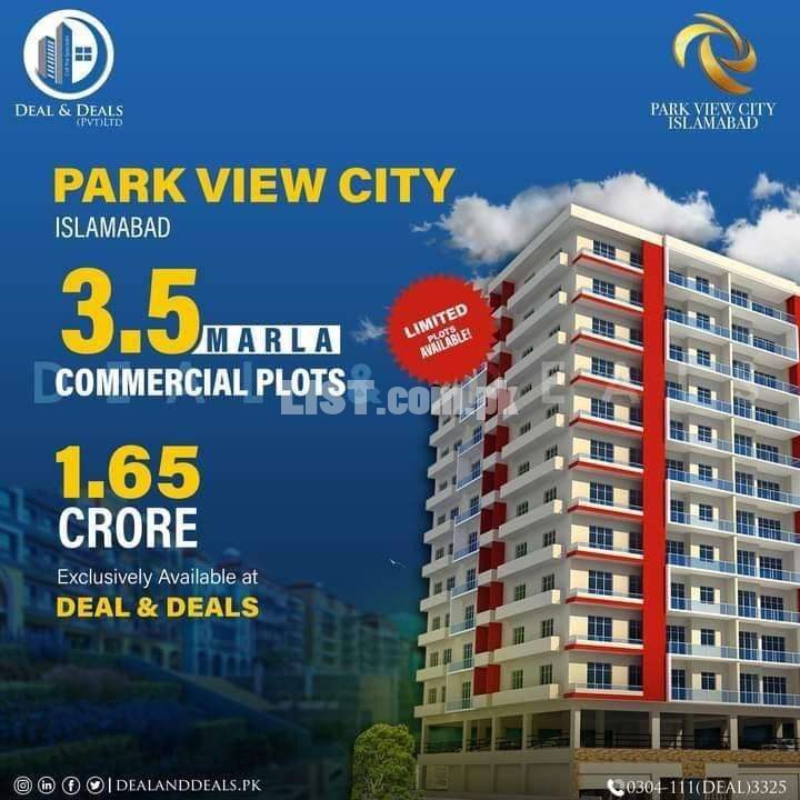 Park View City 3.5 marla commercial