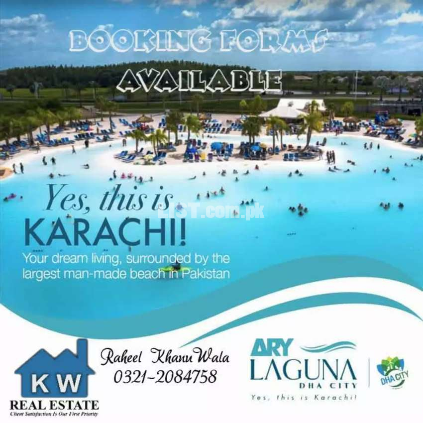 ARY Laguna DHA City Forms Available n Confirm Booking also Available.