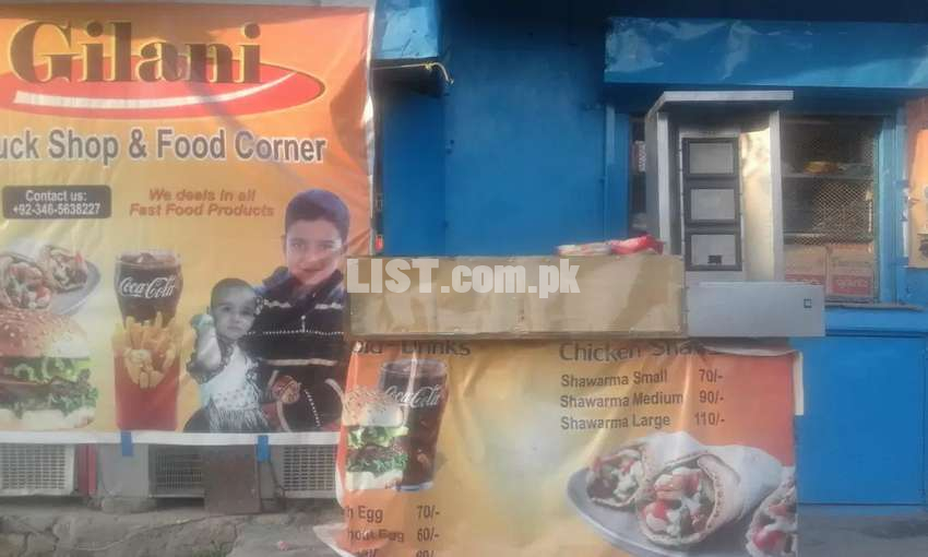 I want to give my food stall (showarma)  for monthly rent