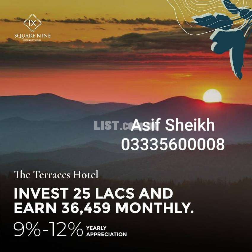 Terraces Hotel (Investment In Bahria Town)