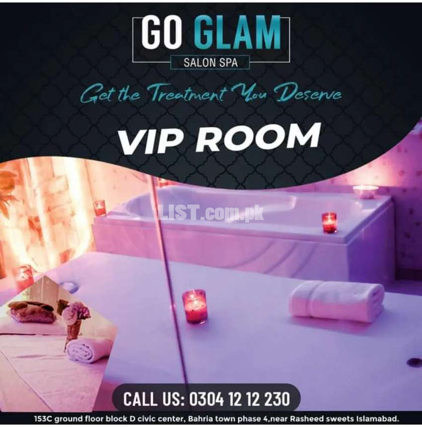 VIP big roome soapy spa services