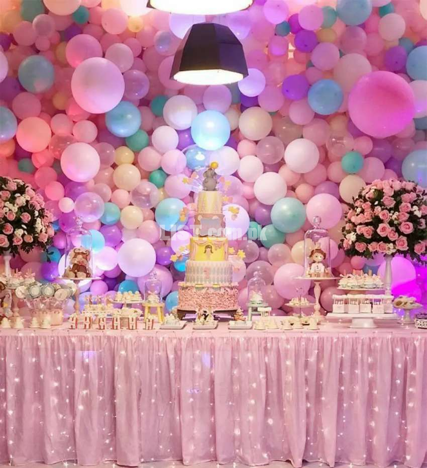 Birthday & Balloons decor